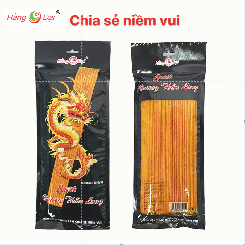 VƯƠNG THẦN LONG Hằng Đại 220g, gói lớn ăn vặt tuổi thơ -1G ảnh 4