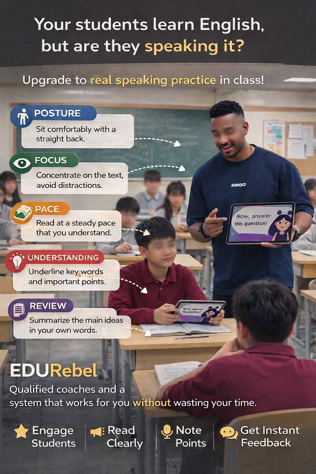 Justin developing confidence in a mentoring environment