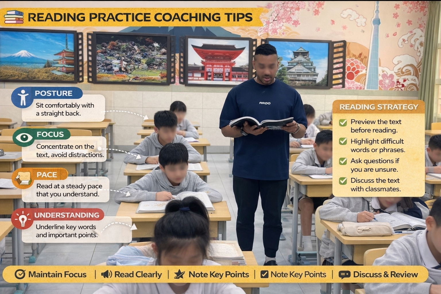 Justin learning through mentor guidance