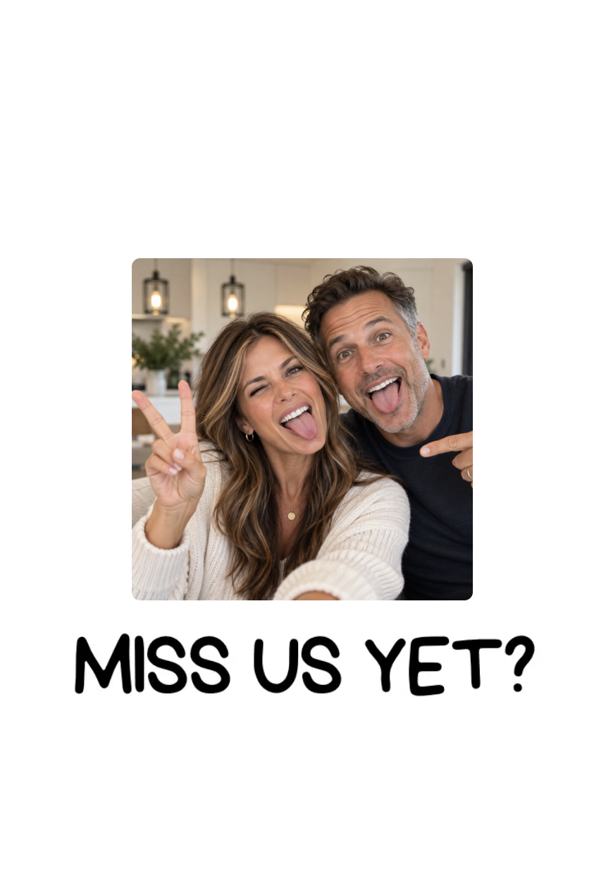 Miss Us Yet - Funny Photo Card