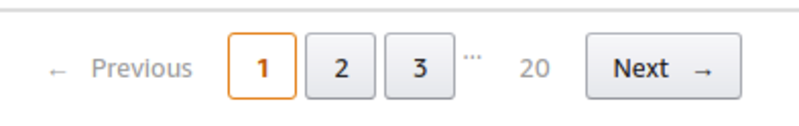 Amazon's pagination