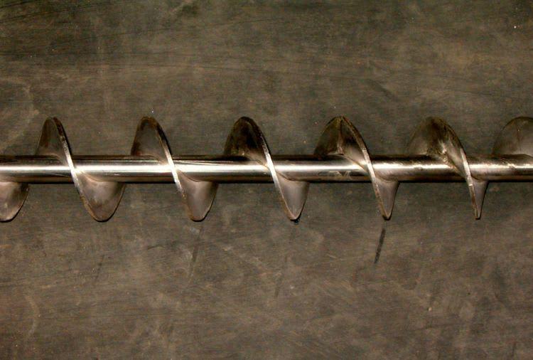 Transporte mediante tornillo sinfín 1 sin fin acero