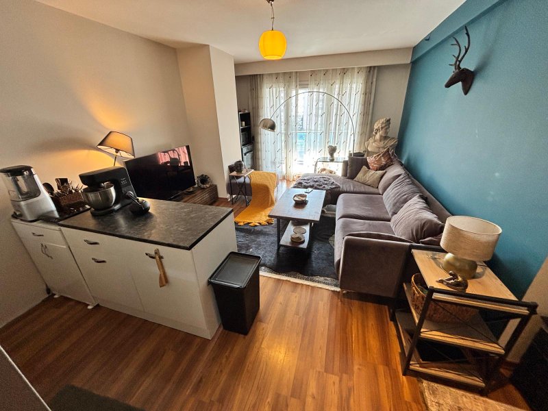 MÜKEMMEL LOKASYONDA 1+1 BÜYÜK TİP ŞEHİR MANZARALI SATILIK DAİRE - 6