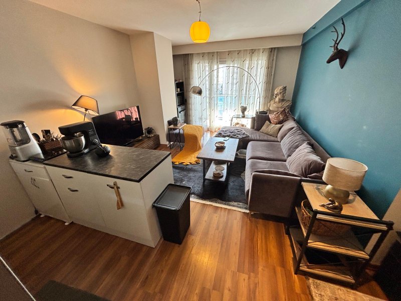 MÜKEMMEL LOKASYONDA 1+1 BÜYÜK TİP ŞEHİR MANZARALI SATILIK DAİRE - 5