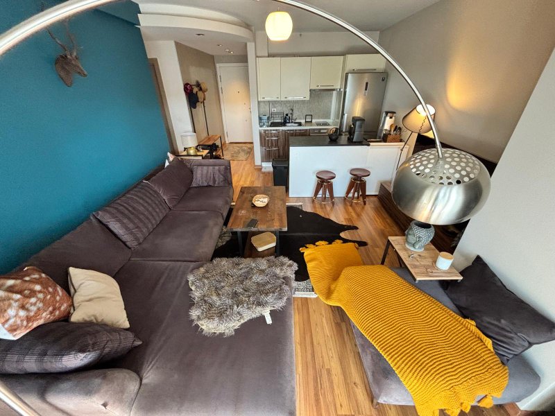 MÜKEMMEL LOKASYONDA 1+1 BÜYÜK TİP ŞEHİR MANZARALI SATILIK DAİRE - 9