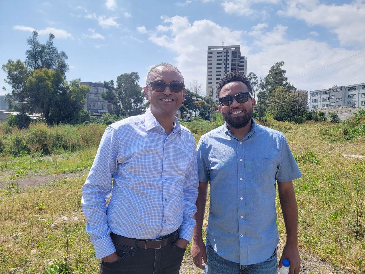 Dr. Mamusha Fenta site visit and prayer
