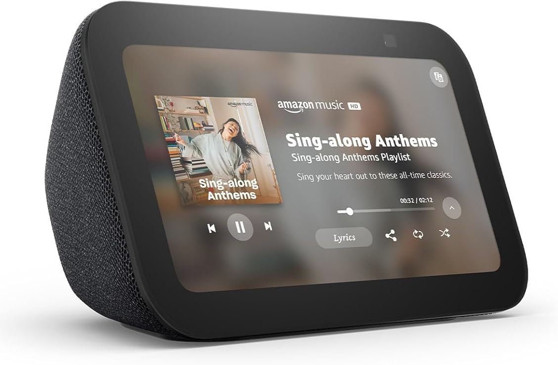 Amazon Echo Show 5 (Newest Model) - Smart Display with Alexa, Charcoal