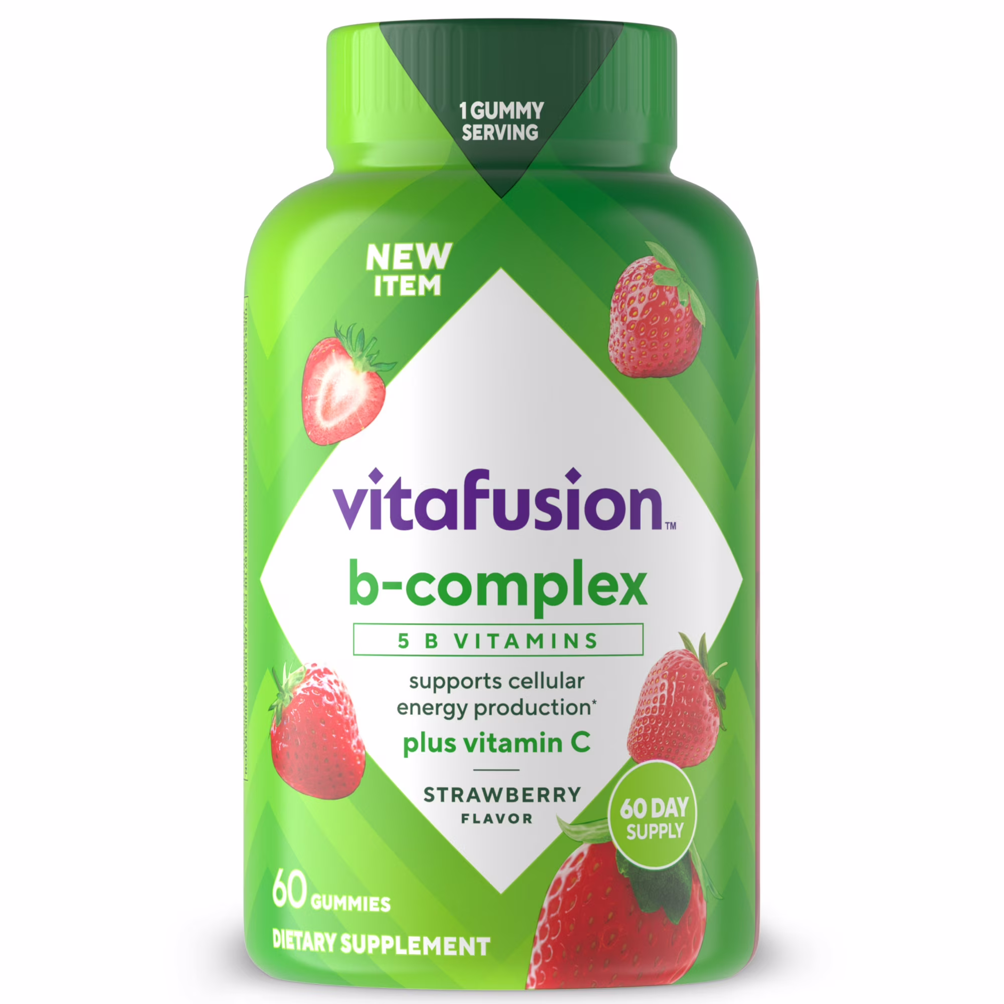 vitafusion B-Complex Gummy Dietary Supplements, with 5 B Vitamins