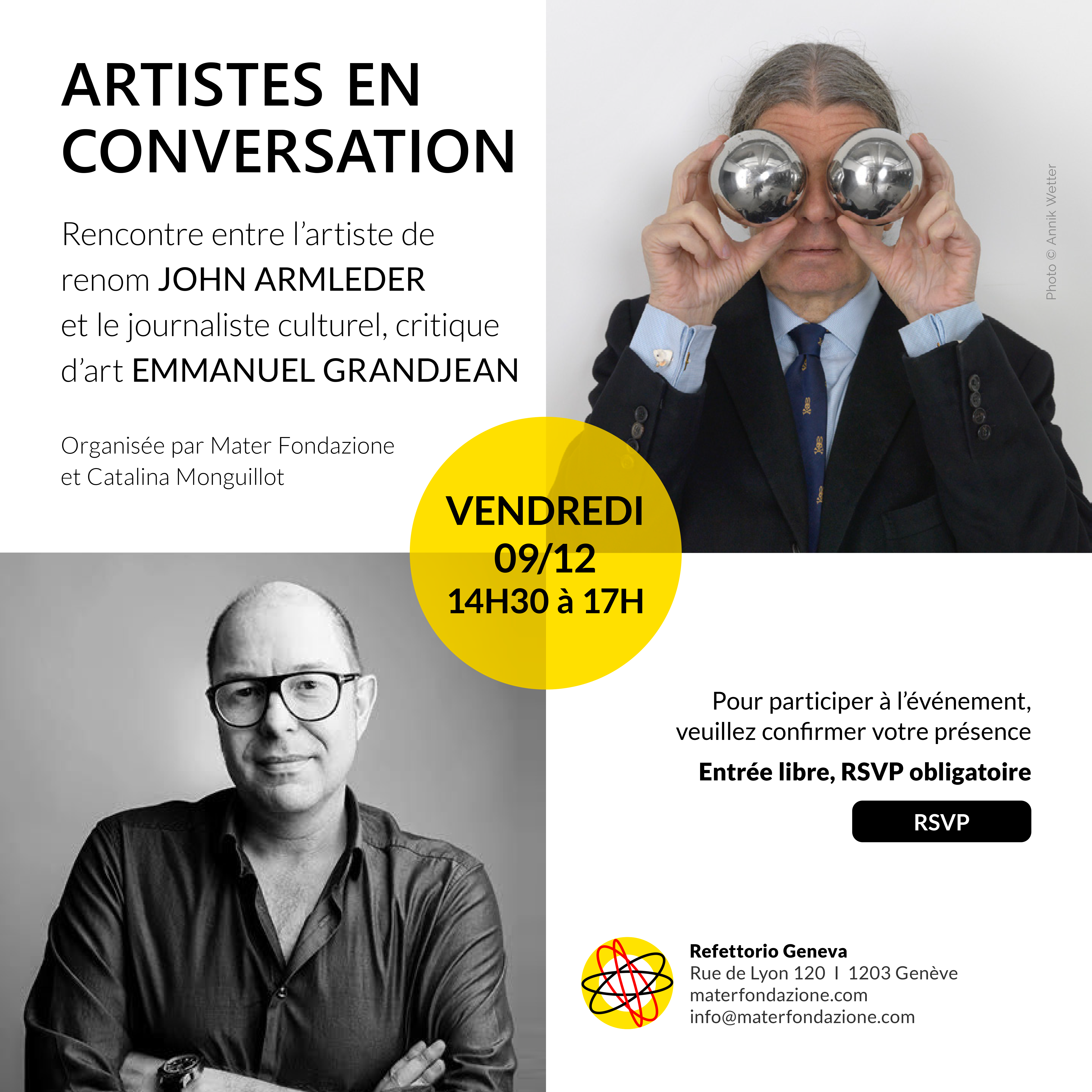 Poster avec les informations