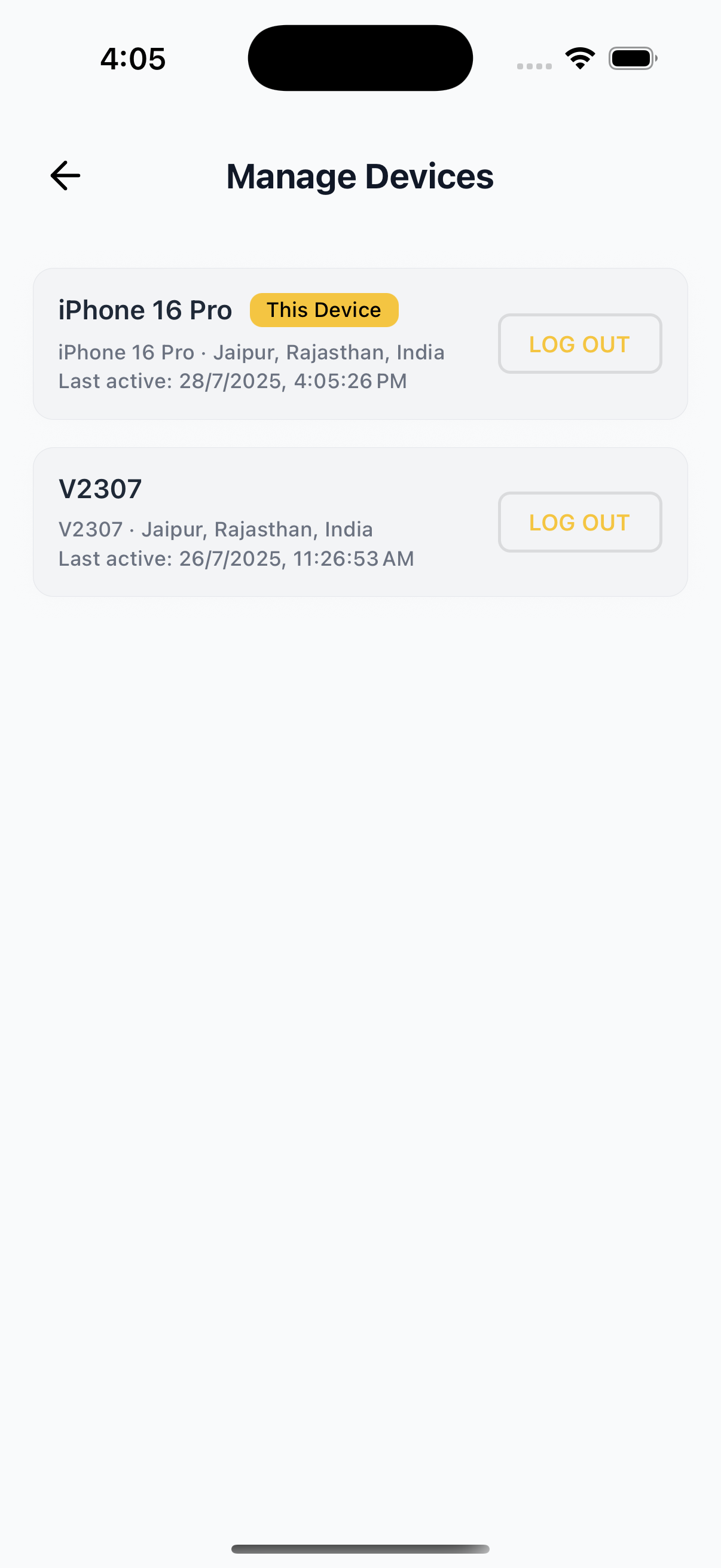 Device Manager Light Preview