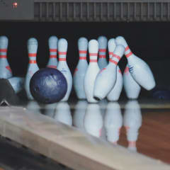 bowling lane photograph — Homestead Bowl & The X Bar, from its own website