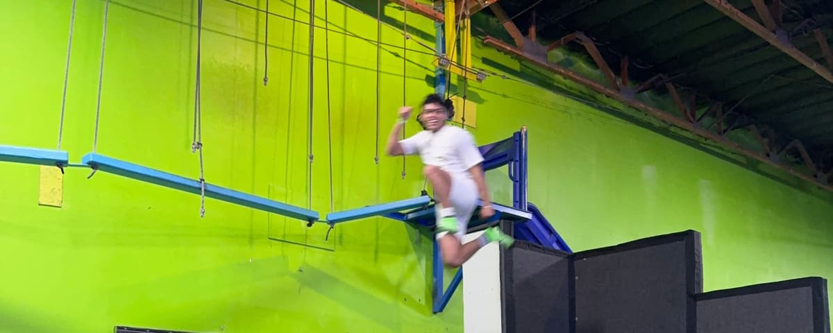Jump Around Now Trampoline & Adventure Park, from its own website