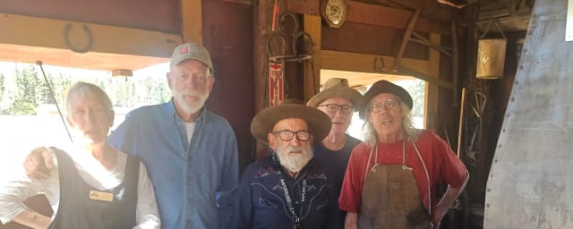 blacksmith forge demonstration — Big Bear Valley Historical Museum, from its own website