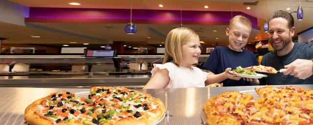 buffet pizza photo — John's Incredible Pizza - Modesto, from its own website