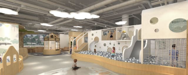 venue interior play area — Little Elephants Kids Place (Brea), from its own website