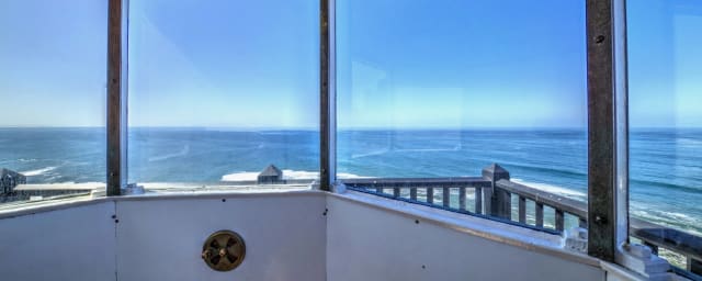 lighthouse gallery window ocean view — Point San Luis Lighthouse, from its own website