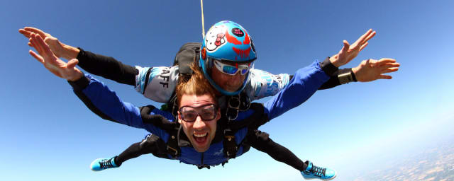 tandem skydiving activity photo — Skydive California, from its own website