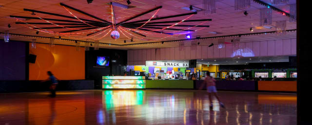 roller rink interior — Cal Skate of Rohnert Park, from its own website