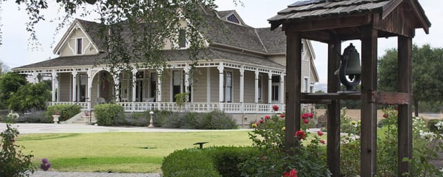 historic house exterior with grounds — Morgan Hill Historical Society, from its own website