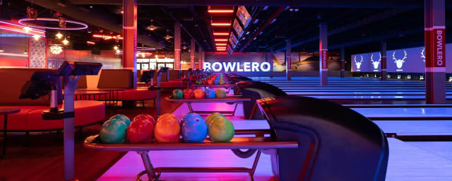 bowling lanes interior — Bowlmor Cupertino, from its own website