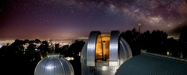 observatory domes photograph — Chabot Space & Science Center, from its own website