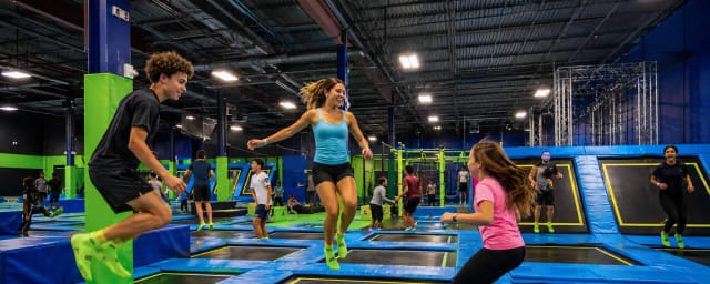 trampoline park action photo — Off The Wall Los Angeles, from its own website