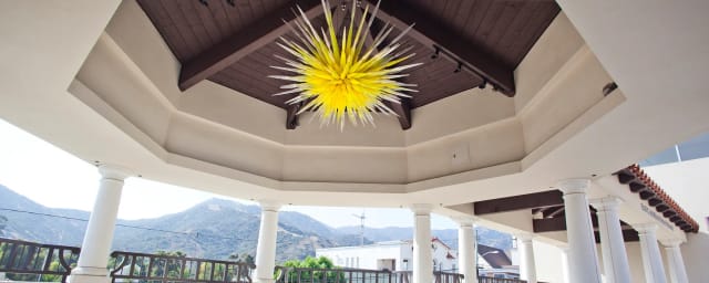 venue interior/architecture with art installation — Catalina Museum For Art & History, from its own website