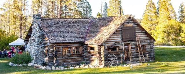 venue exterior — Mammoth Museum at the Hayden Cabin, from its own website