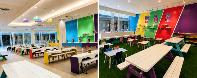 venue interior seating area — Slime World, from its own website