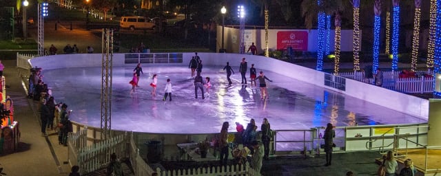 ice rink photograph — Rady Children's Ice Rink, from its own website