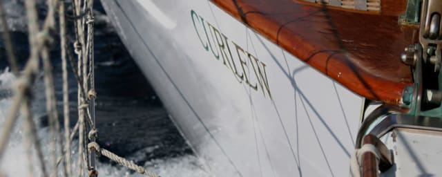 venue photograph - the sailing vessel Curlew underway — Curlew Charters Inc, from its own website