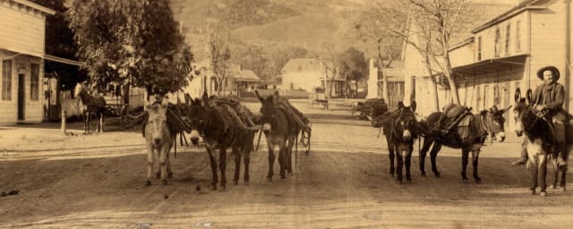 historic street photograph — Saratoga Historical Park, from its own website