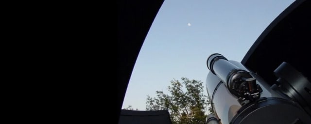 telescope under sky — Mountain Skies Astronomy Science Center, from its own website