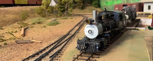 model train layout photograph — Nevada County Narrow Gauge Historical Model Railroad, from its own website