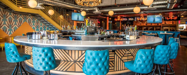 venue interior - bar area — Punch Bowl Social, from its own website