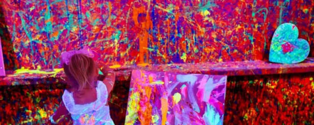 activity photo - child painting canvas at splatter paint ven — iSmash Pleasanton, from its own website