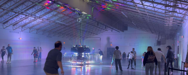 roller skating rink interior — Monterey Skates, from its own website