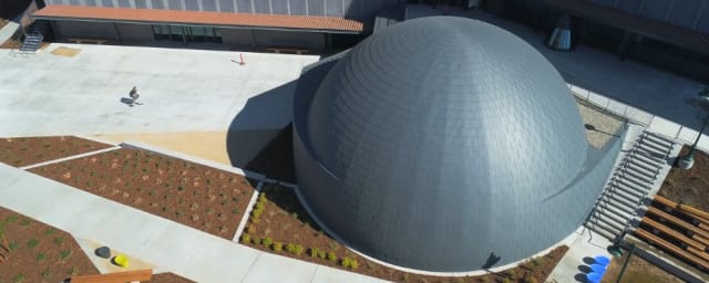 planetarium dome exterior photograph — Sacramento State Planetarium, from its own website