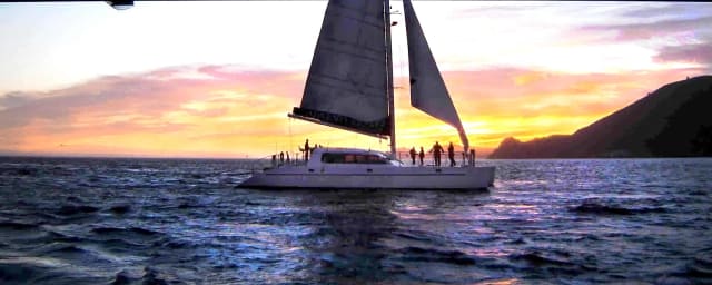 sailing catamaran photo — Adventure Cat Sailing Charters, from its own website