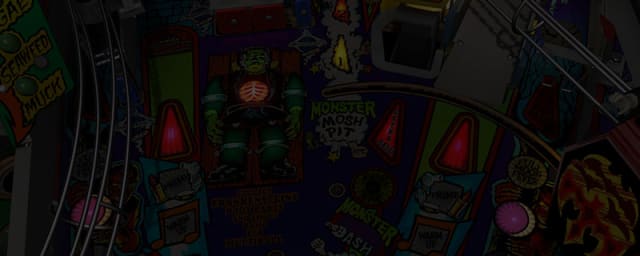 pinball machine playfield — Monterey Flipper Pinball, from its own website