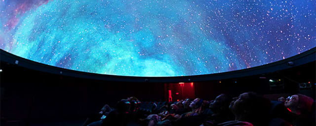 planetarium dome show — John Drescher Planetarium, from its own website