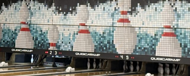 bowling alley lanes and pins — West Lane Bowl, from its own website