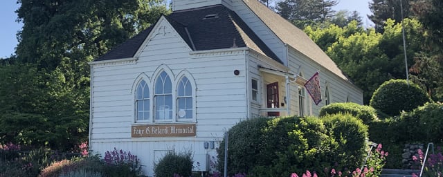 building exterior photograph — San Lorenzo Valley Museum, Grace Episcopal Gallery, from its own website