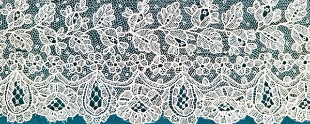 close-up of lace textile — The Lace Museum, from its own website