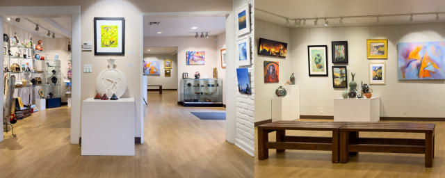gallery interior photograph — North Valley Art League, from its own website