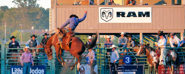 rodeo event at fairgrounds arena — Sonoma County Event Center at the Fairgrounds, from its own website