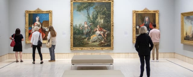 gallery interior with paintings — Timken Museum of Art, from its own website