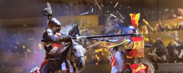 jousting tournament photo — Medieval Times Dinner & Tournament, from its own website