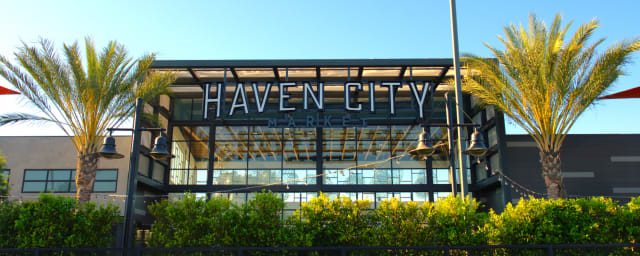 photograph of venue exterior with signage — Haven City Market West Covina, from its own website