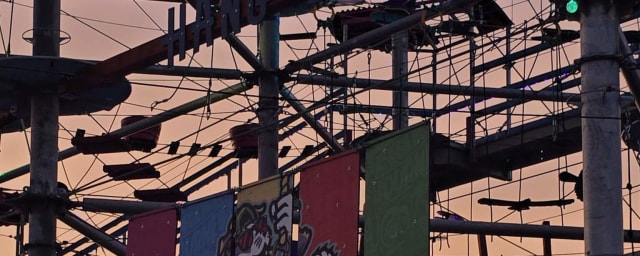 ropes course activity — HangDog Outdoor Adventure, from its own website